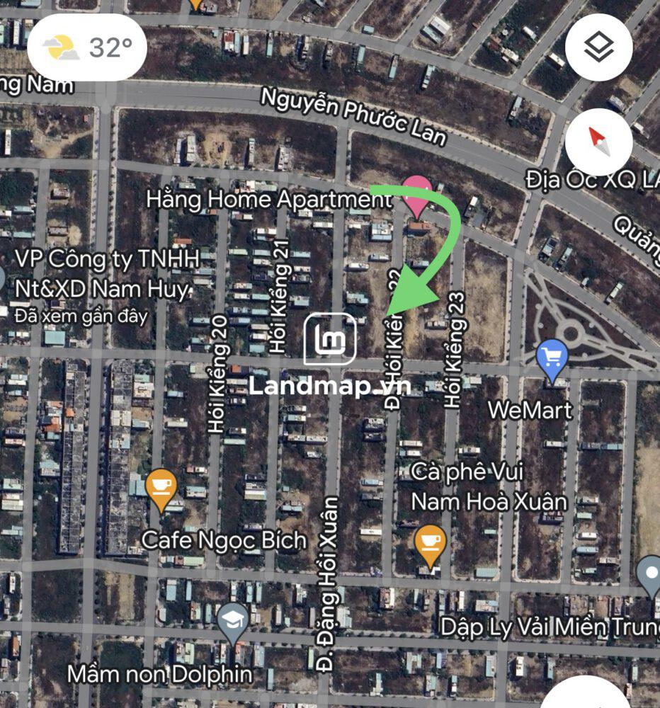 Bán Đất Nền Cụm B2-6X đến 10X Nam Hòa Xuân đường Hói Kiểng 22 B2-67 lô