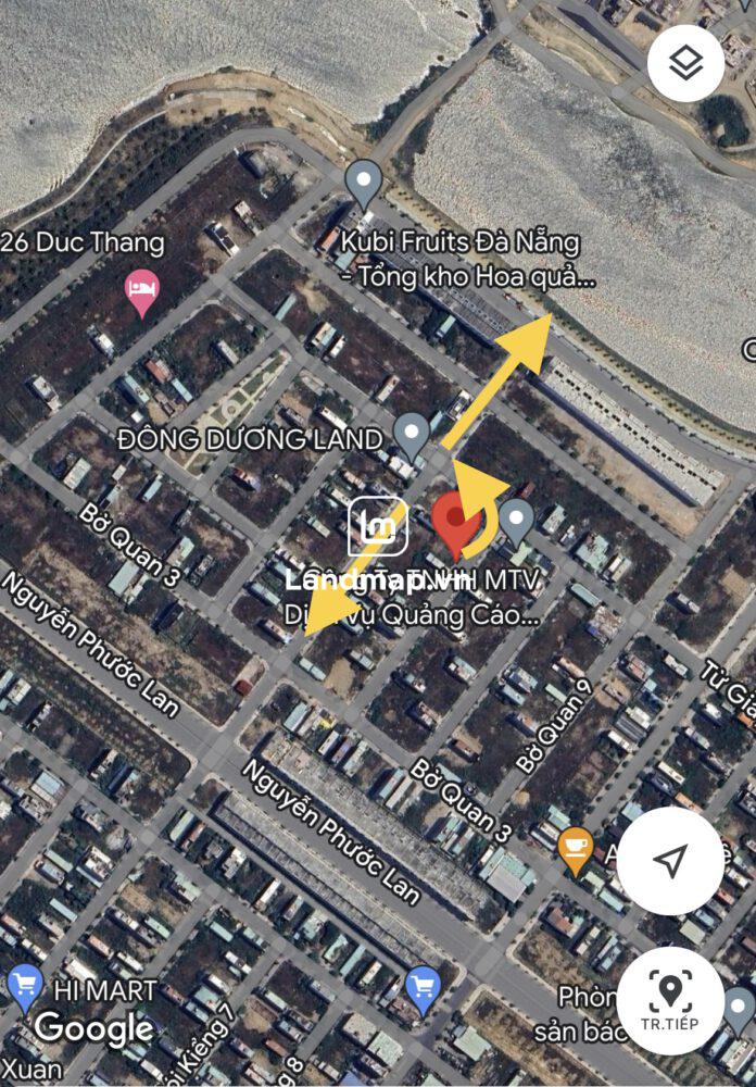 Bán Đất Nền Điện Âm Nam Hòa Xuân đường Bờ Quan 7 B2-17 lô